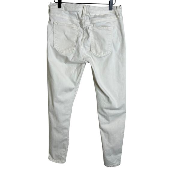 Banana Republic Sculpt Skinny High Rise White Jeans Casual Stretch Workwear 8 - Picture 2 of 8